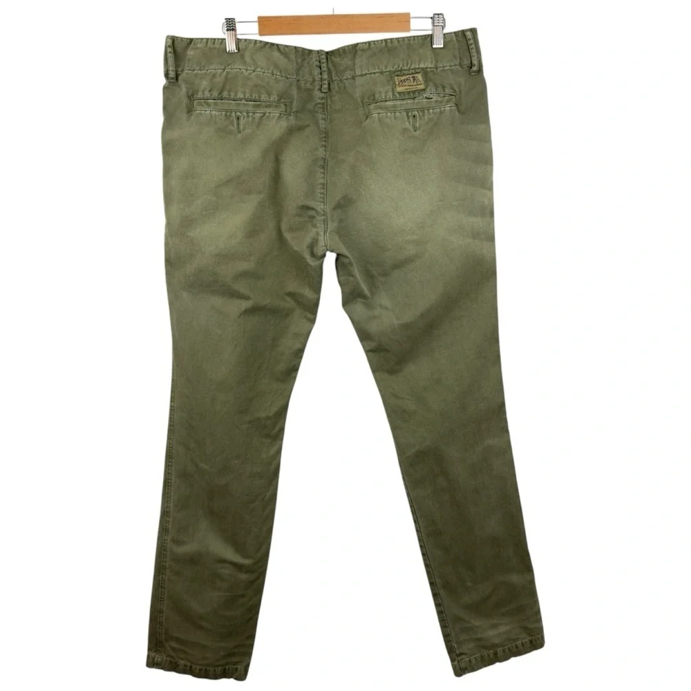 PRPS Jeans Army Green Men’s Pants Size 36 Japanese Denim Straight Leg